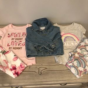 3T BUNDLE - 2 Outfits and Denim Jacket